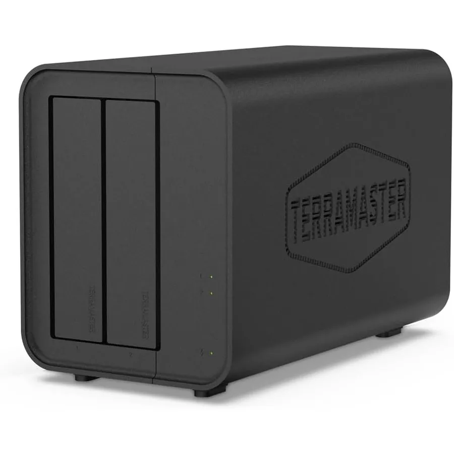 TERRAMASTER D2-320 - 2-bay USB RAID enclosure, USB 3.2 Gen2 10 Gbps (diskless)