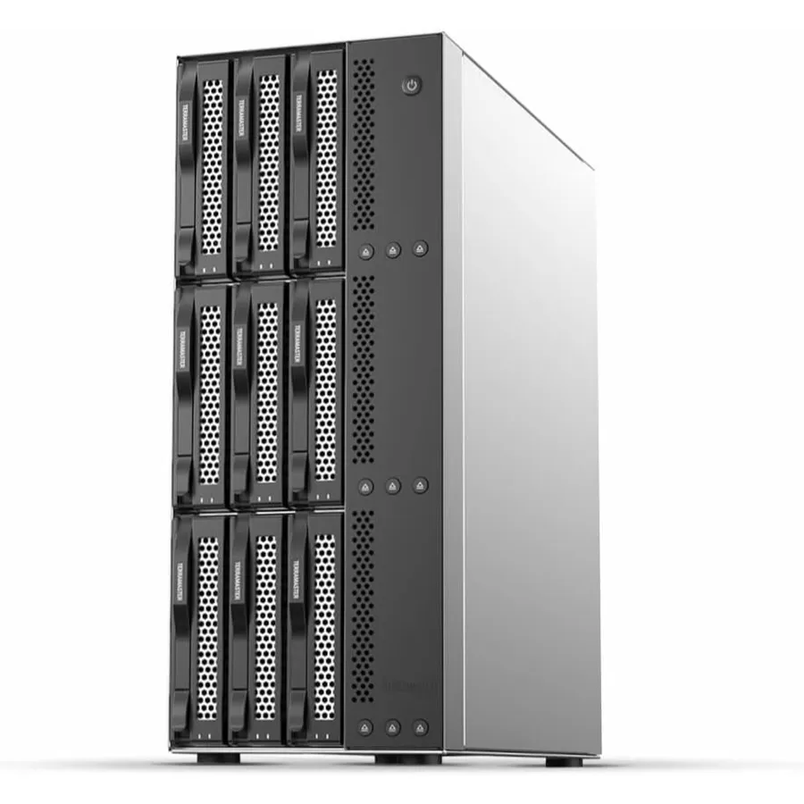 TERRAMASTER D9-320 - 9-bay hard drive enclosure, USB 3.2 Gen2 10 Gbps, per-bay power switches (diskless)