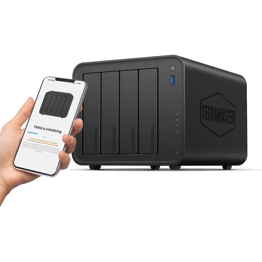 TERRAMASTER F4-425 - NAS 4 baies Intel x86 quadricœur, 4 Go de RAM, 2,5 GbE