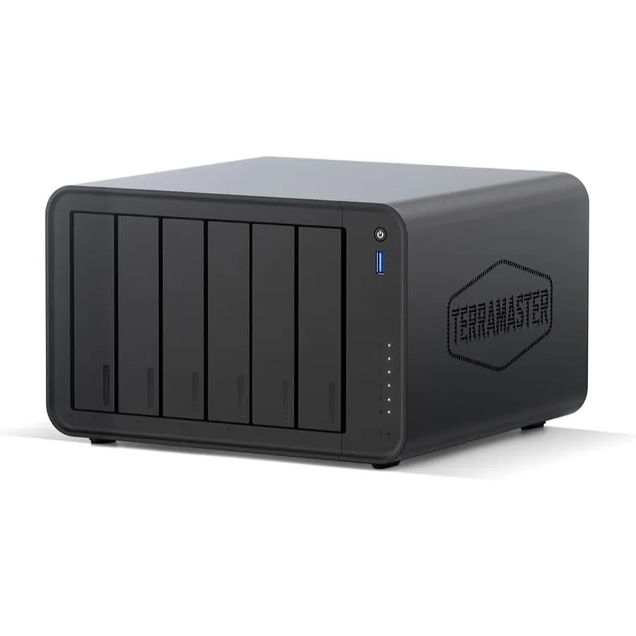 TERRAMASTER F6-425 Pro - NAS 6 baies Intel Core i3-1315U, 8 Go DDR5, 2 × 10 GbE, USB4