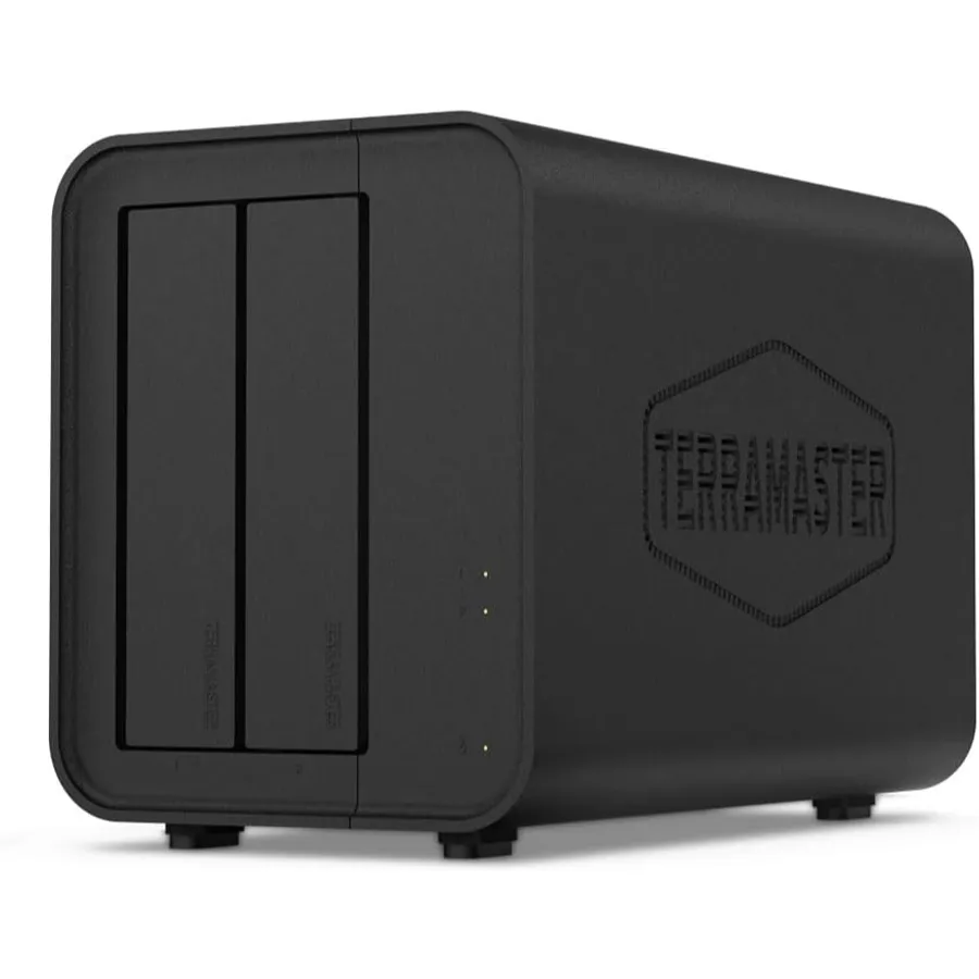 TERRAMASTER D2-320 - Box per hard disk a 2 alloggiamenti RAID USB 10 Gbps, senza dischi