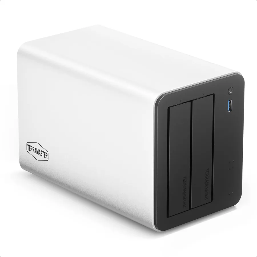TERRAMASTER F2-425 Plus - NAS 2 alloggiamenti con Intel N150 e doppio 5 GbE, senza dischi