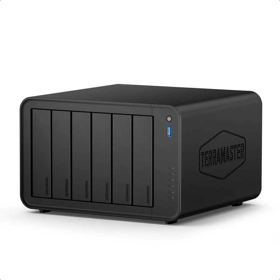 TERRAMASTER F6-425 Pro - NAS 6 alloggiamenti Core i3 e doppio 10 GbE, senza dischi