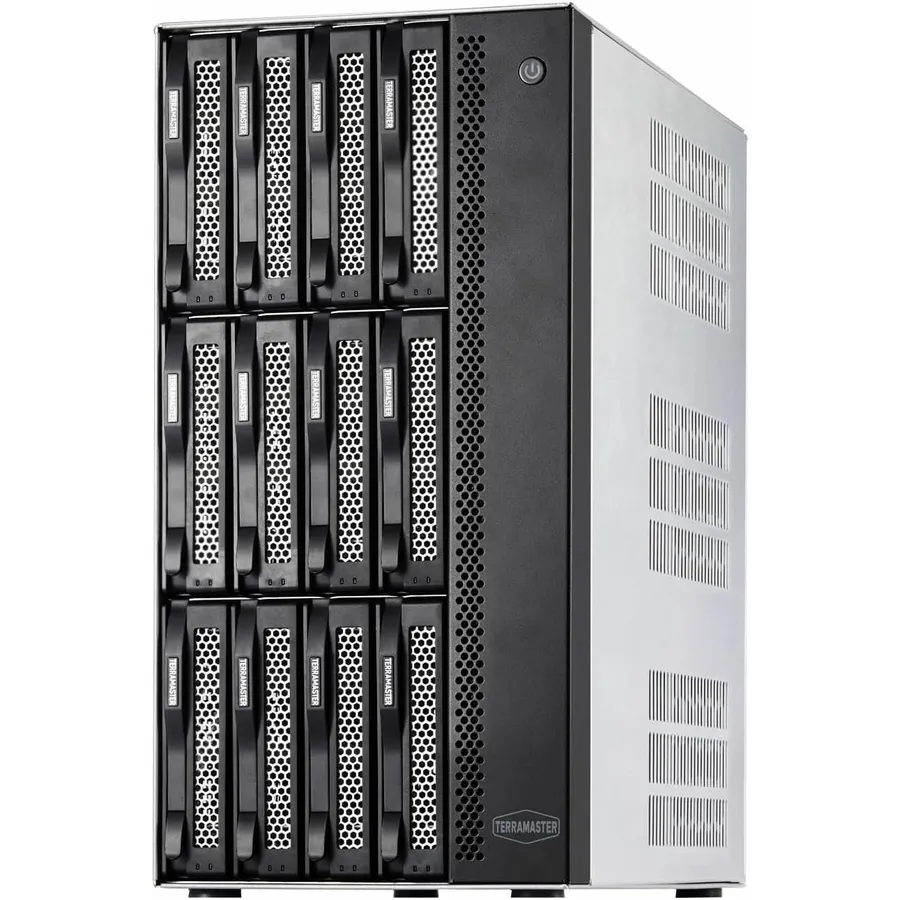 TERRAMASTER T12-500 Pro - NAS a 12 alloggiamenti Core i7 e doppio 10 GbE, senza dischi
