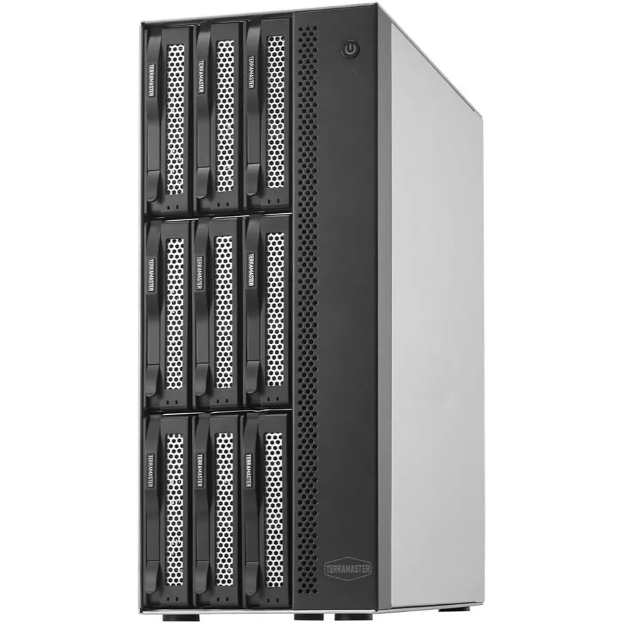 TERRAMASTER T9-450 - NAS a 9 alloggiamenti con 10 GbE SFP+, senza dischi
